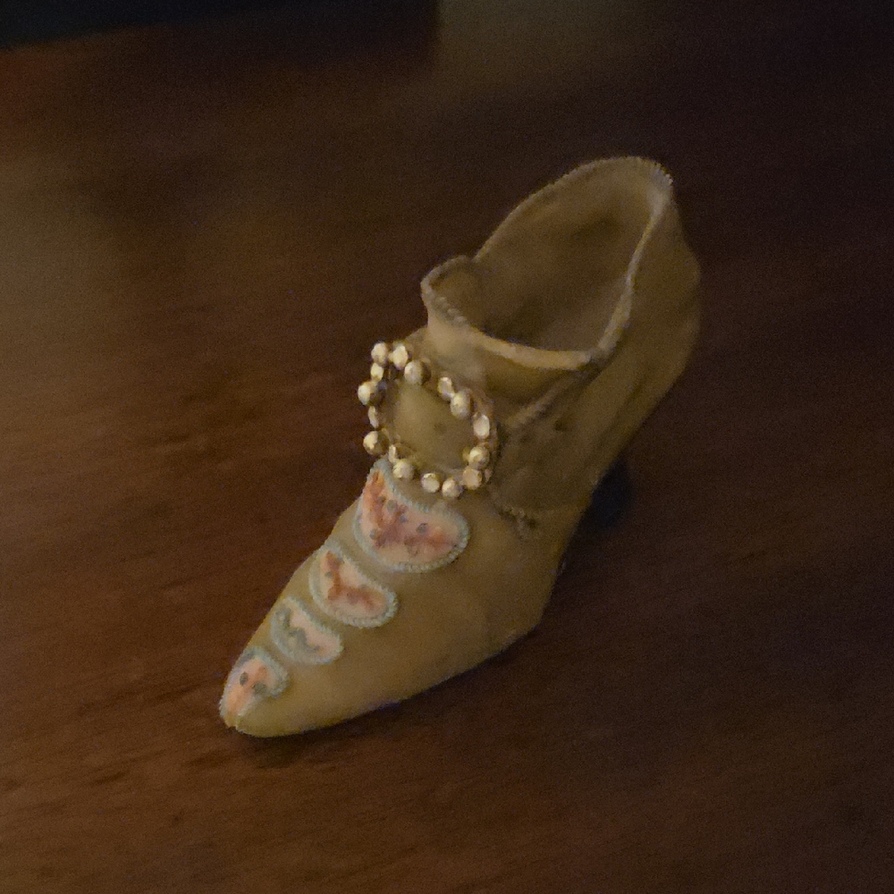 Vintage Embellished Shoe Table Ornament